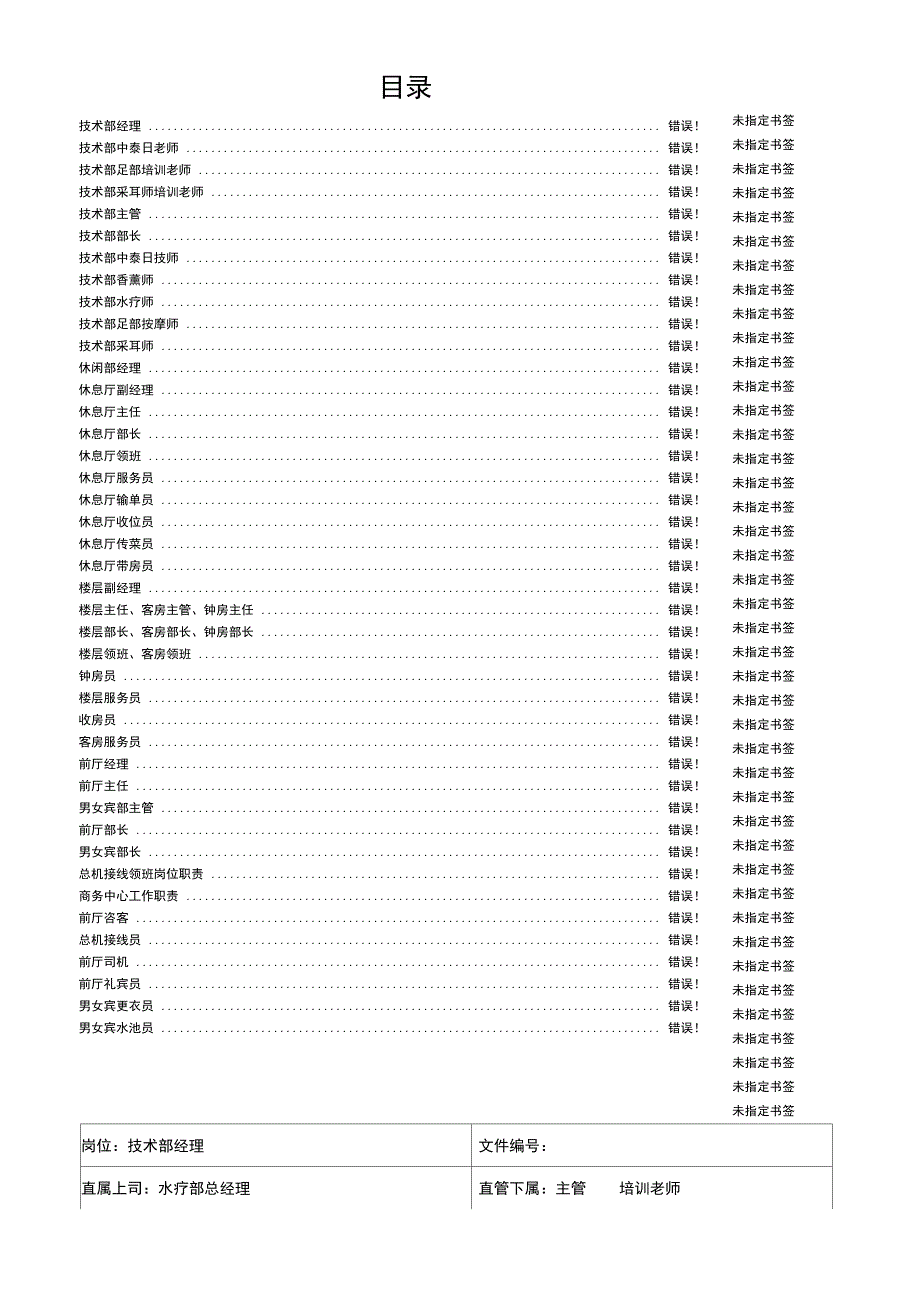 公司各部门岗位职责汇总52页_第1页