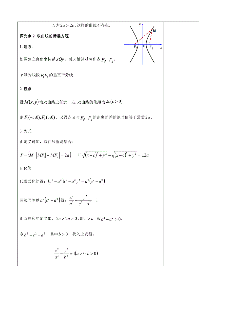 选修21双曲线集体备课教案双曲线的方程及其应用_第3页