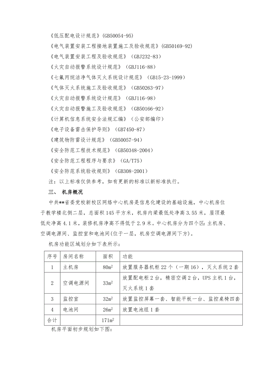 党校信息网络中心机房建设技术需求_第2页