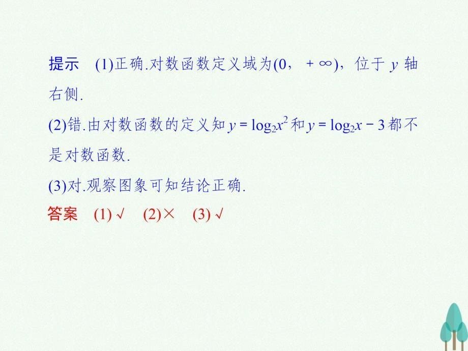 高中数学第二章基本初等函数I2.2.2.1对数函数的图象及性质课件新人教版必修98_第5页