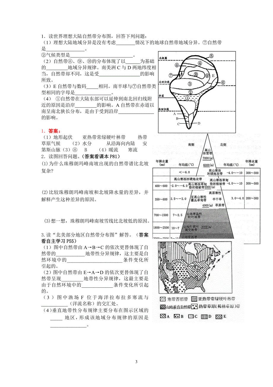自然地理环境差异性(理想大陆).doc_第3页