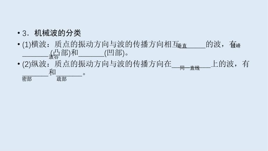 高考物理人教通用版新一线学案课件：第14章 第2讲 机械波_第5页