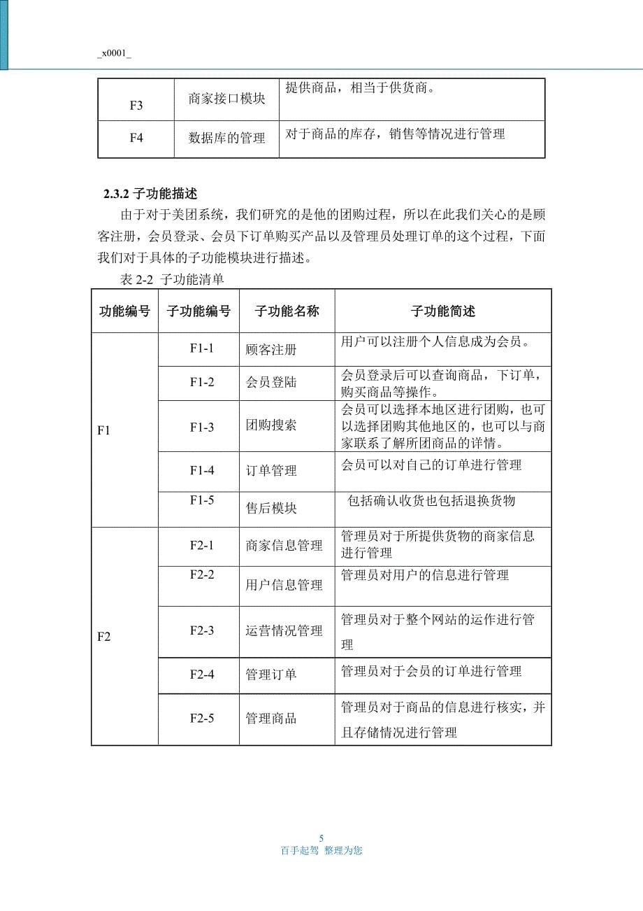 系统设计说明书美团网_第5页