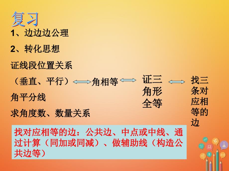 湖南省益阳市资阳区迎丰桥镇八年级数学上册 第12章 全等三角形 12.2 三角形全等的判定 SAS课件 （新版）新人教版_第1页