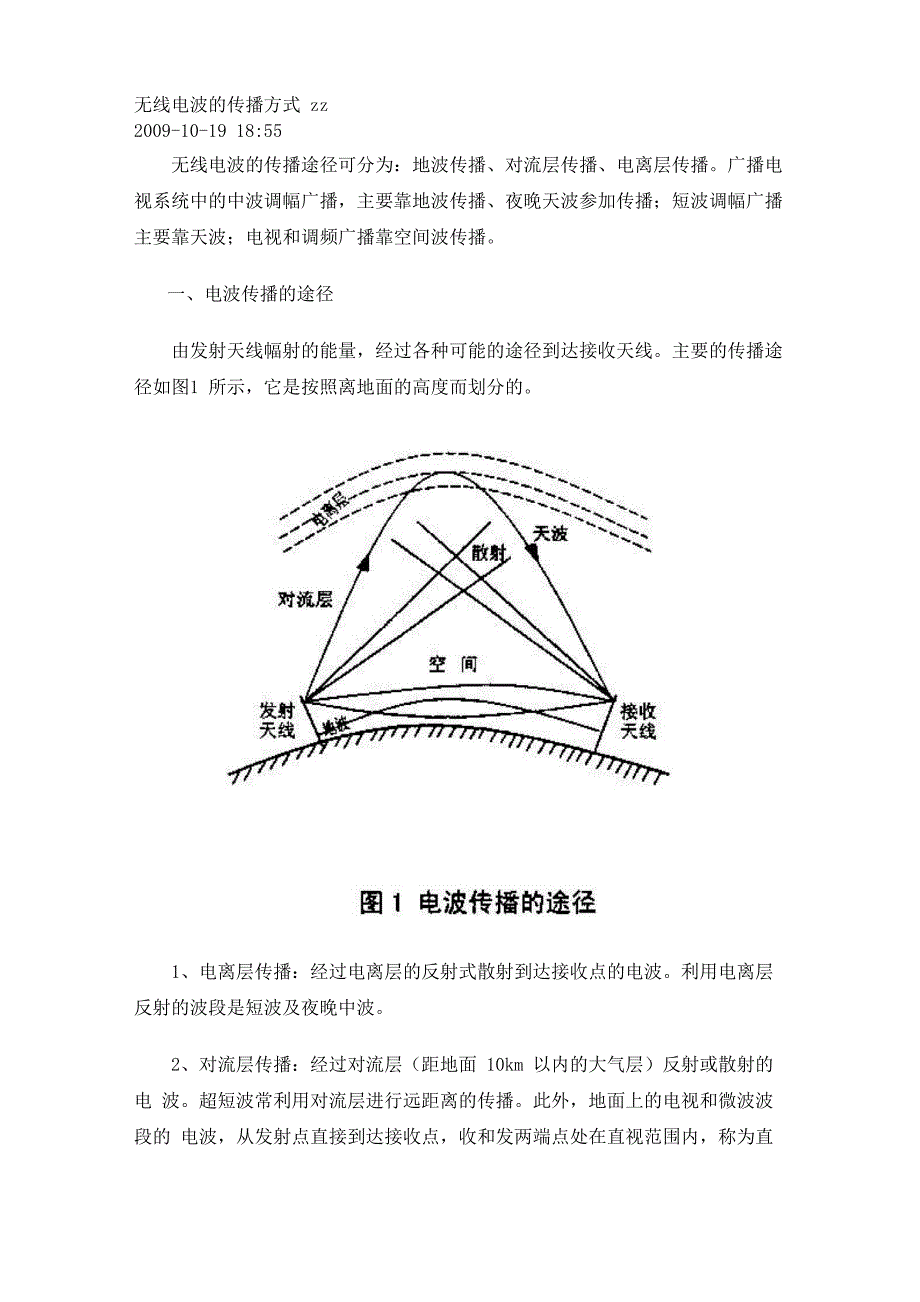 无线电波的传播方式zz_第1页