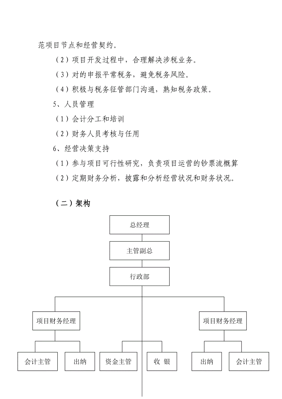 财务中心职能架构和工作标准_第2页