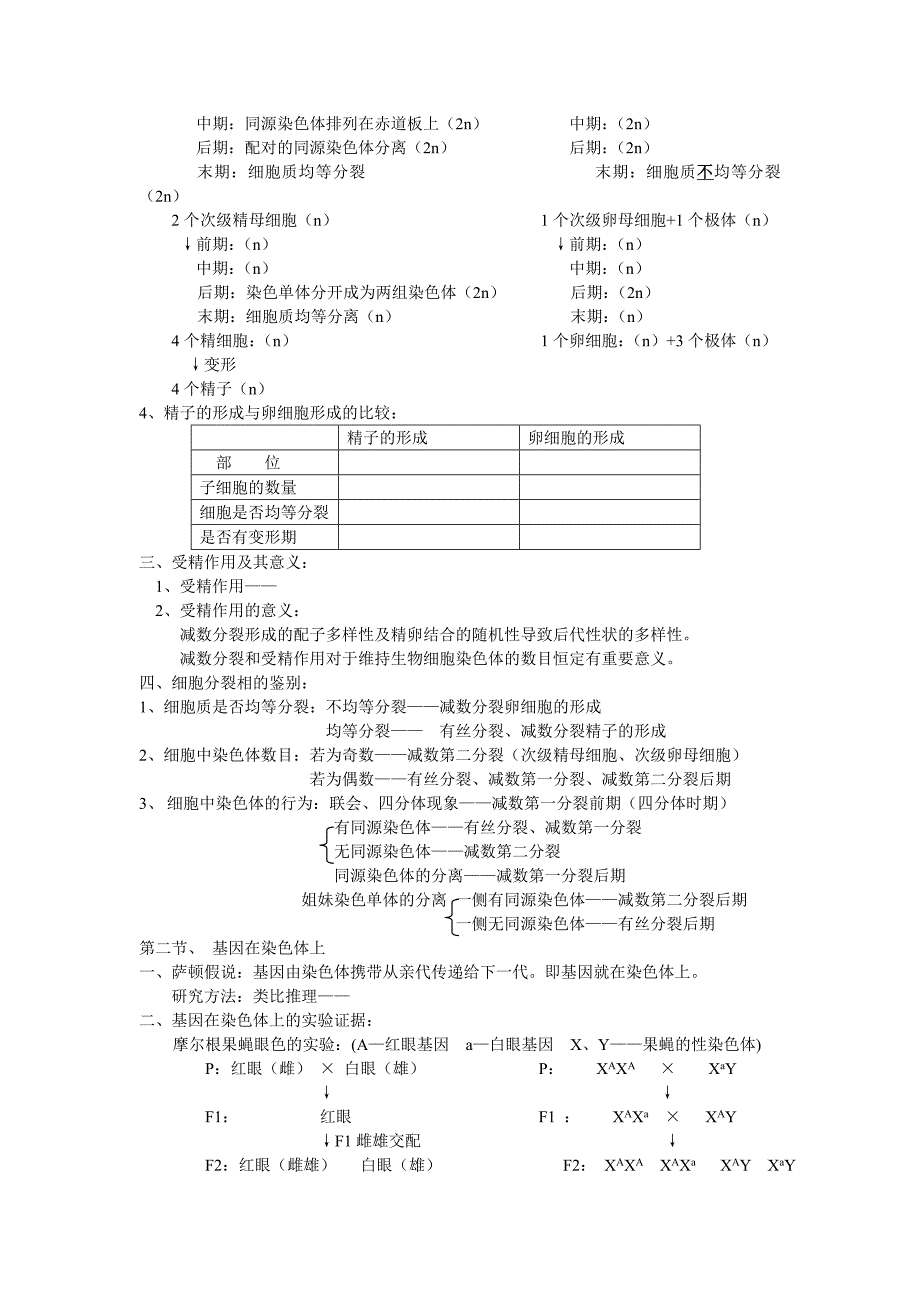 最好的高一生物知识点总结_第3页