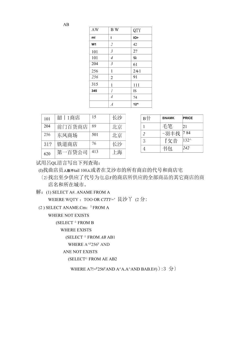 11393计算机信息管理课程实验精品文档68页_第3页