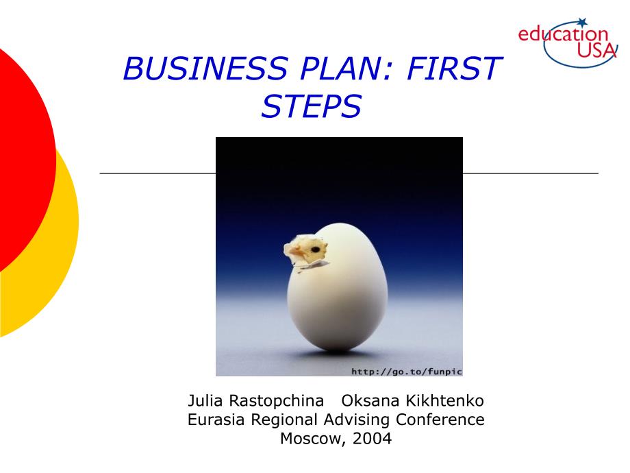 BUSINESS PLAN FIRST STEPS_第1页