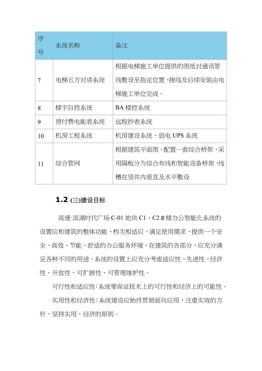 弱电智能化时代广场施工组织设计概述_第5页