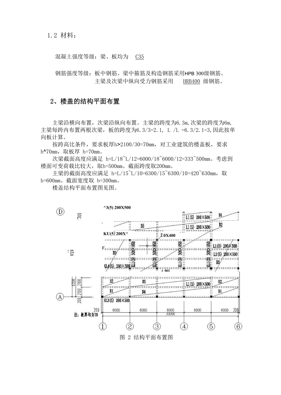 钢筋混凝土单向板肋梁楼盖课程设计任务书_第4页