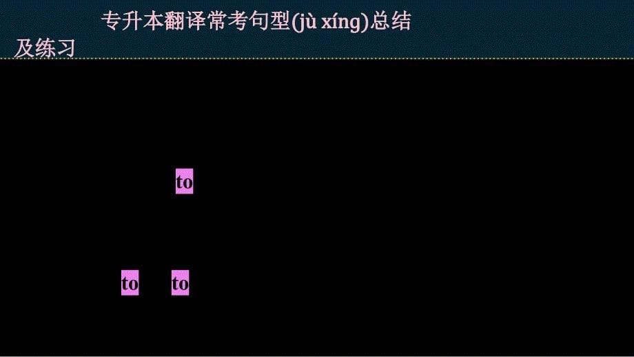 专升本翻译考试常考句型及练习说课讲解_第5页