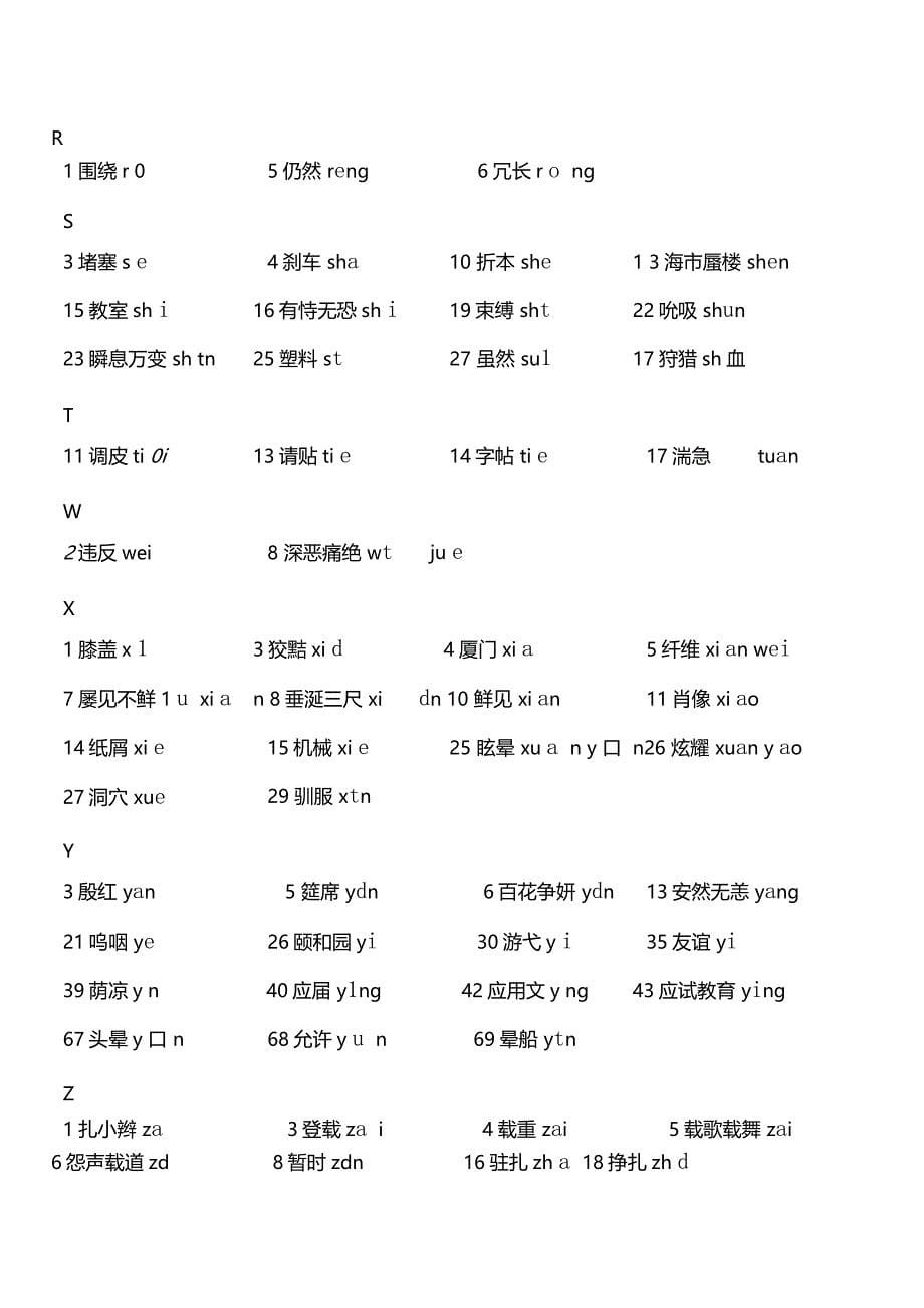 小语常见错拼音_第5页