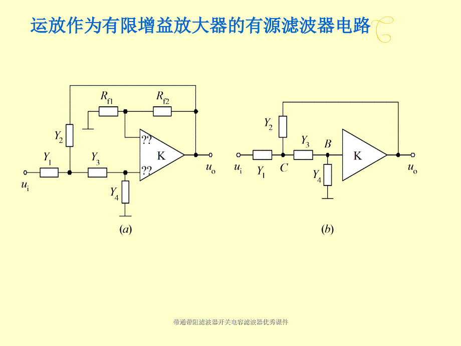 带通带阻滤波器开关电容滤波器优秀课件_第3页