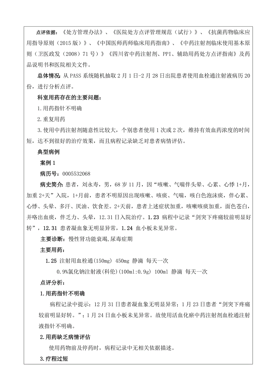 病例医嘱点评-经典模板_第2页