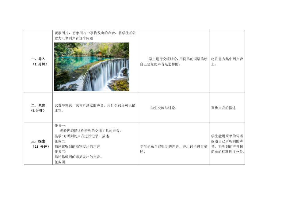 2020新教科版四年级科学上册全部优秀教案（共24节）_第2页