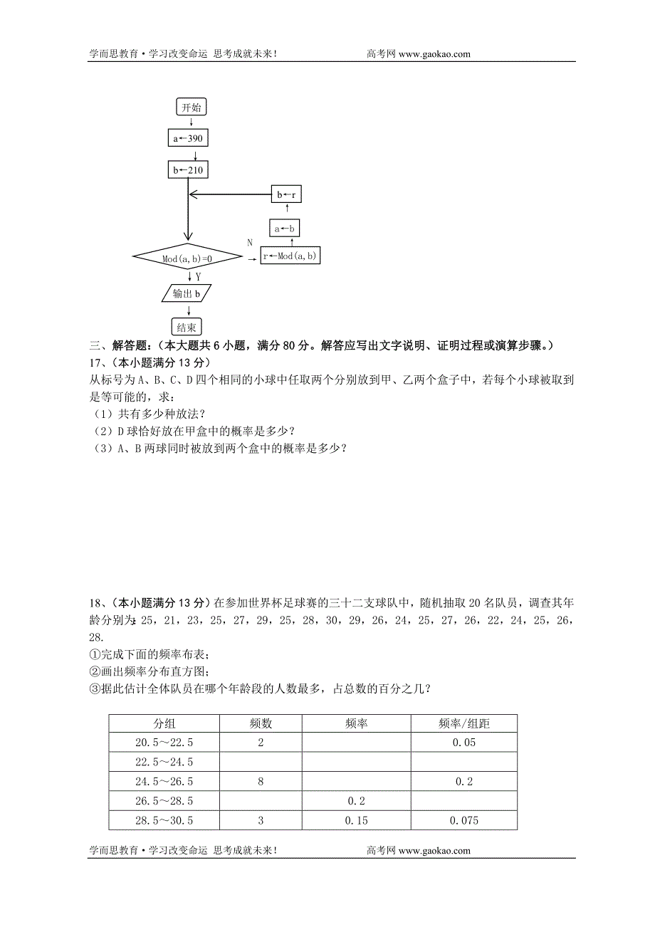 高二数学上学期期中试题.doc_第3页