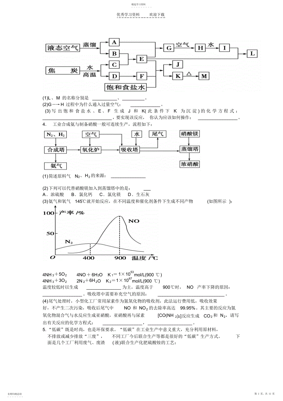 2022年化学流程图题专项训练_第2页