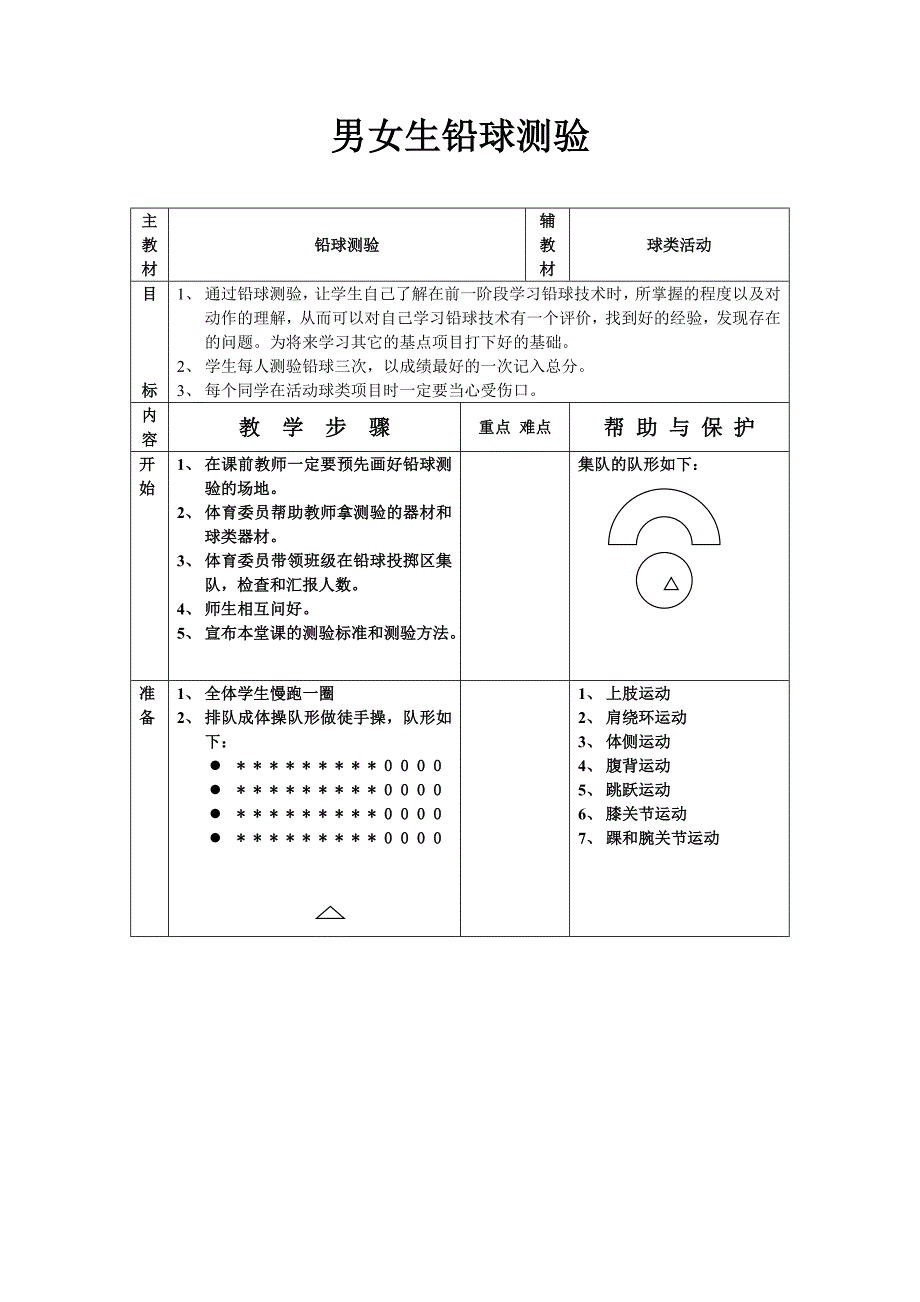 男女生铅球测验-尹德华.doc_第1页