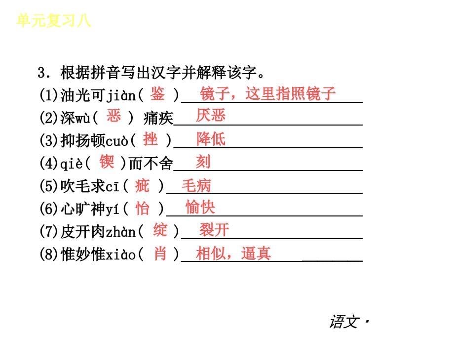 第二单元-单元复习ppt课件(苏教版九年级下)_第5页