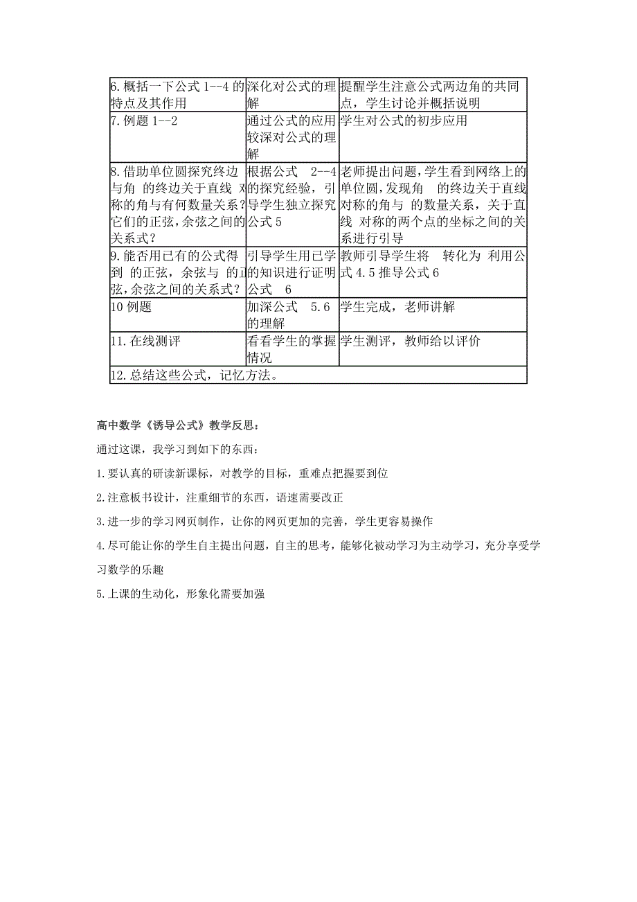 高中数学《诱导公式》教学案例分析_第2页