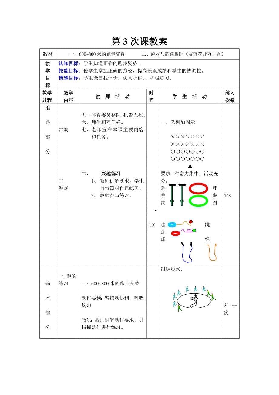 初二体育实践课教案(1-8).doc_第5页