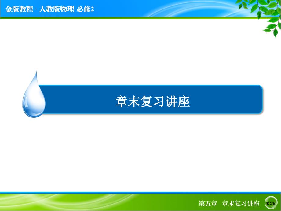 高中物理必修二章末复习讲座5导学案练习题_第2页