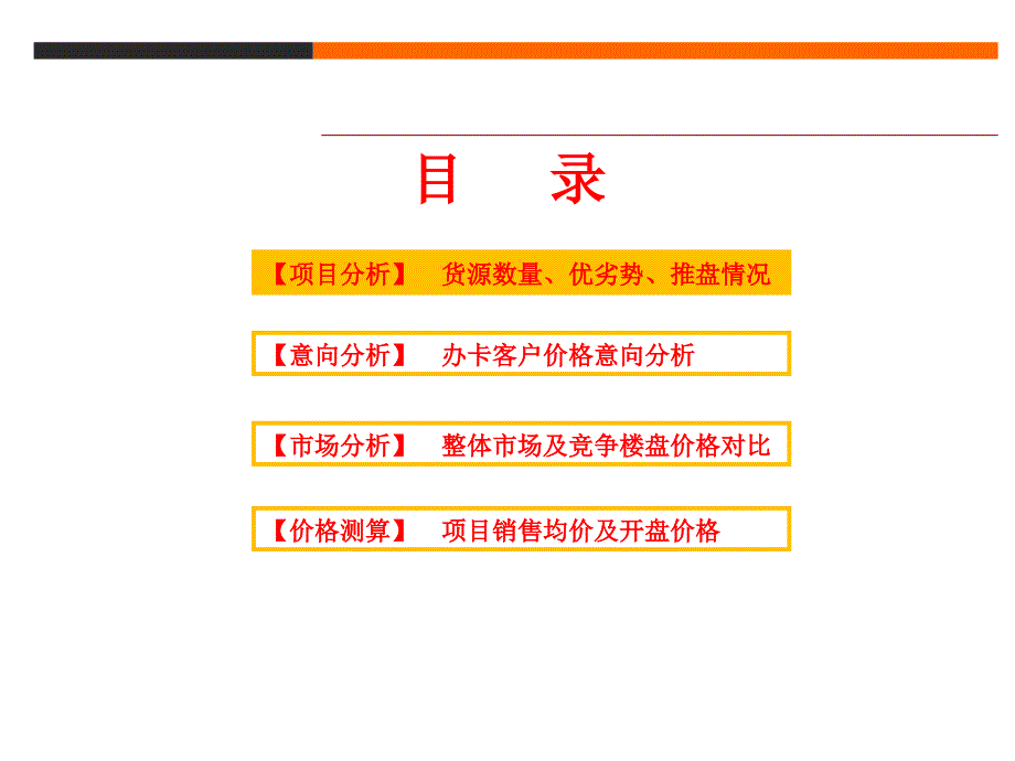 某地产公司首期开盘价格策略课件_第2页