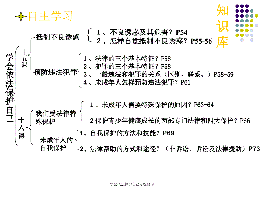 学会依法保护自己专题复习课件_第4页