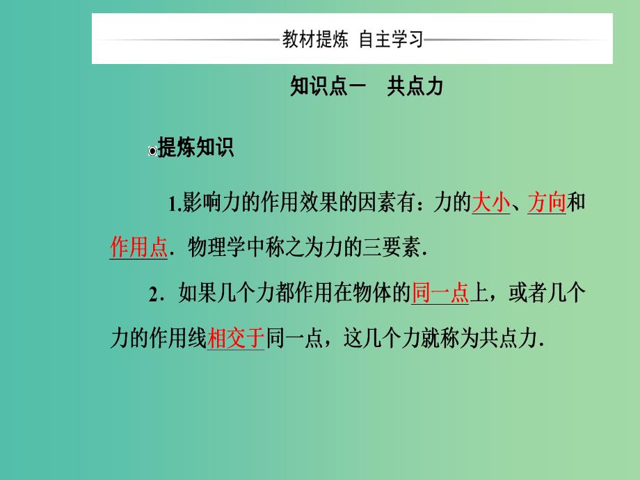 高中物理 第三章 第三节 力的等效和替代课件 粤教版必修1.ppt_第4页