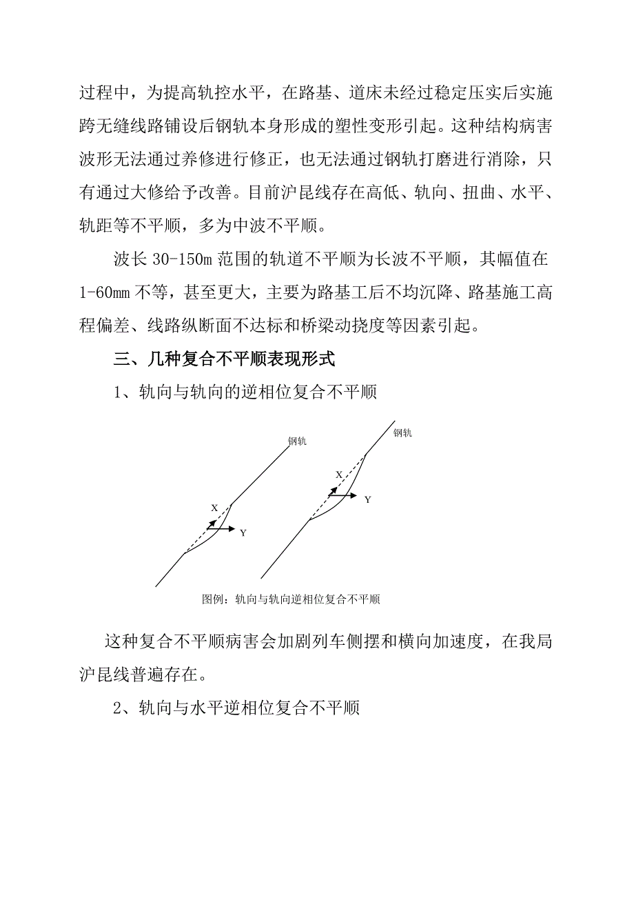 高速条件下轨分道不平顺有关知识_第4页