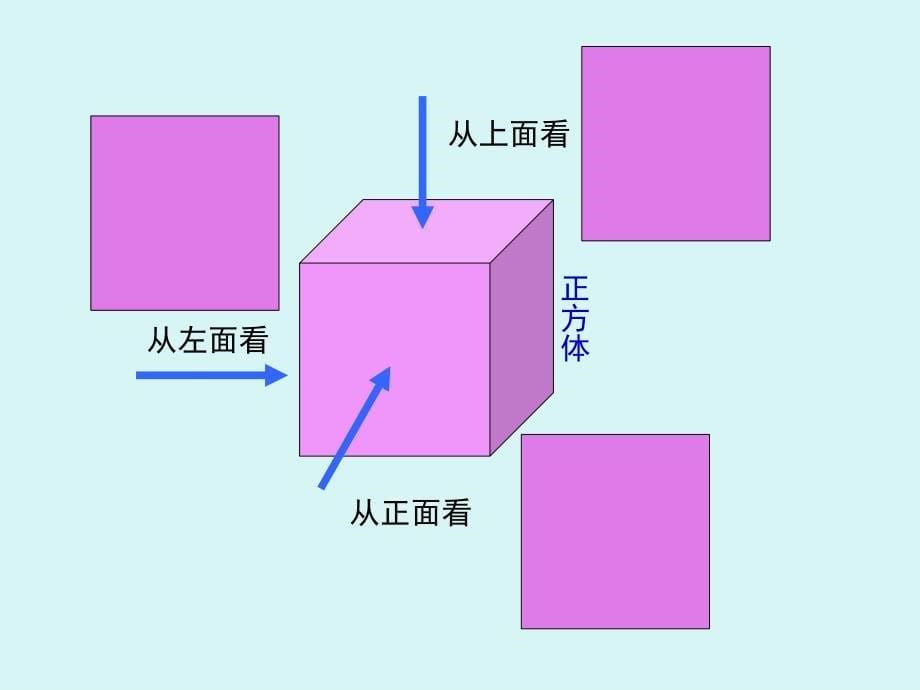 411第2课时从不同的方向看立体图形和立体图形的展开图_第5页