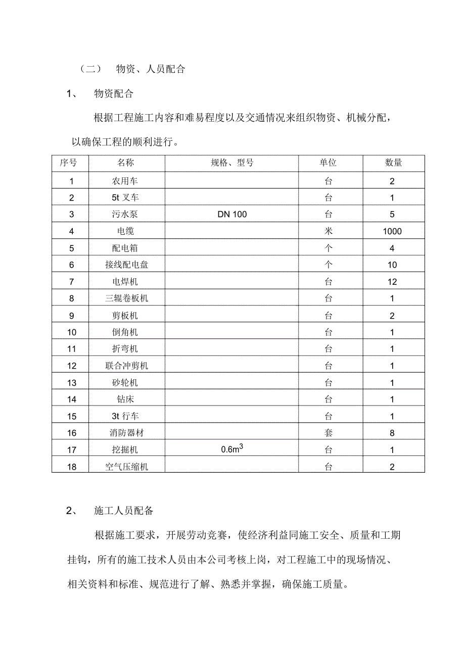 供三钢DN1000事故水管漏水改造施工方案_第5页