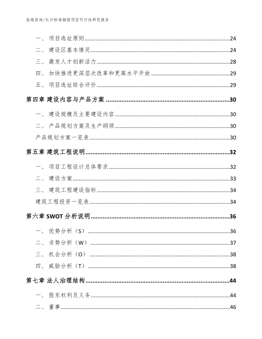 长沙标准铜箔项目可行性研究报告参考模板_第4页