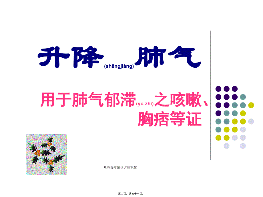 从升降浮沉谈方药配伍课件_第2页