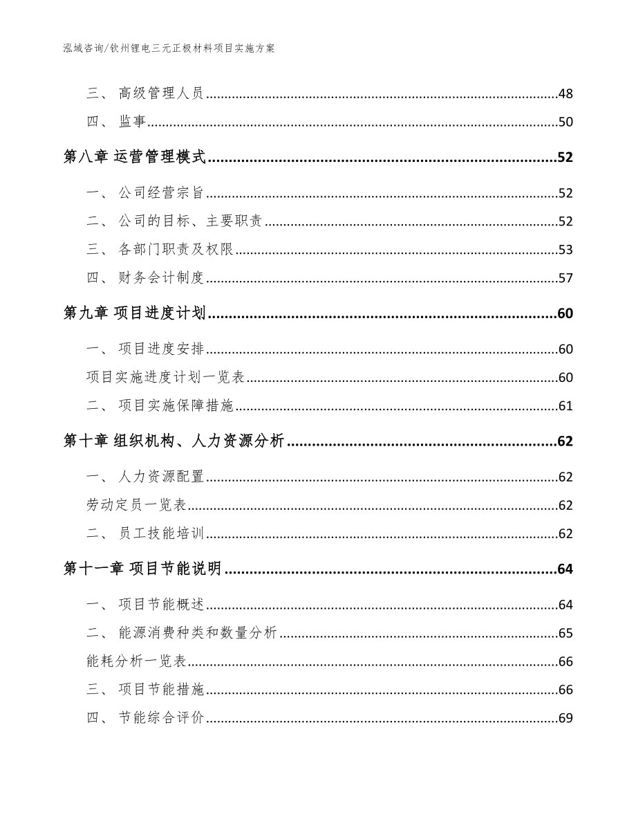 钦州锂电三元正极材料项目实施方案_范文_第3页