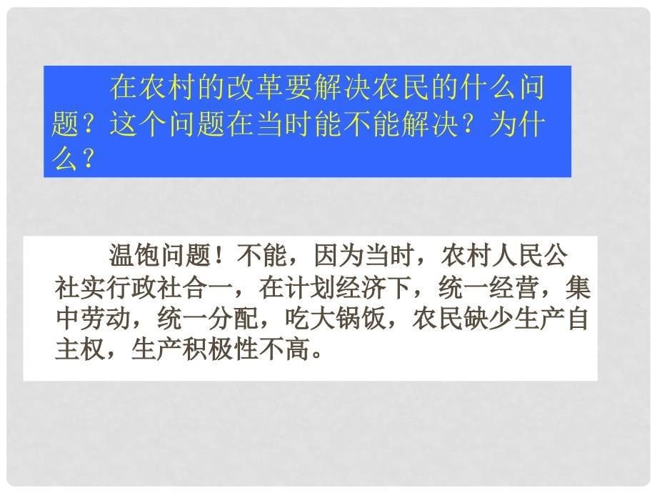 八年级历史下册 3.2《农村和城市的改革》课件 川教版_第5页