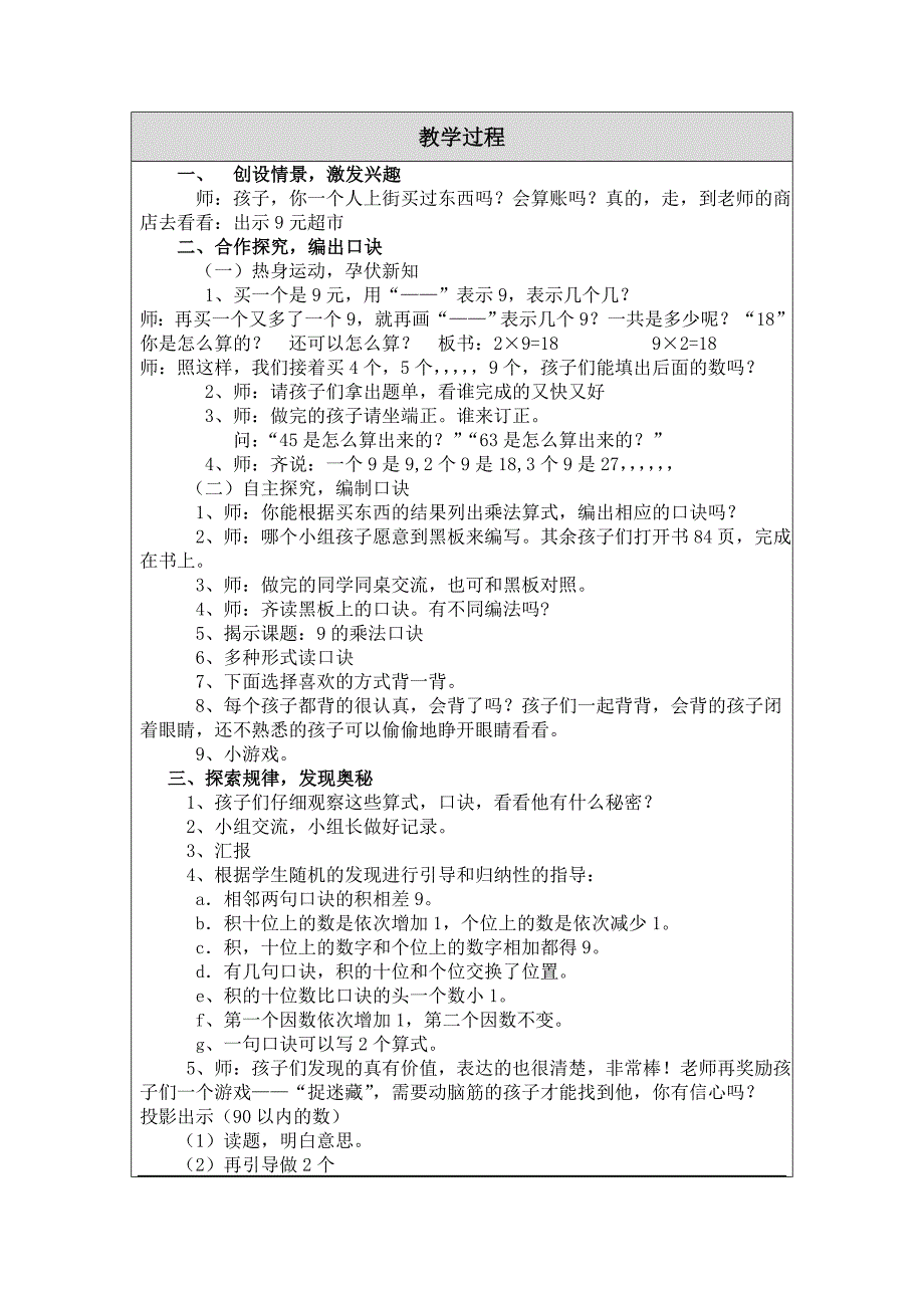 代的作业教学设计（教案）模板_第2页