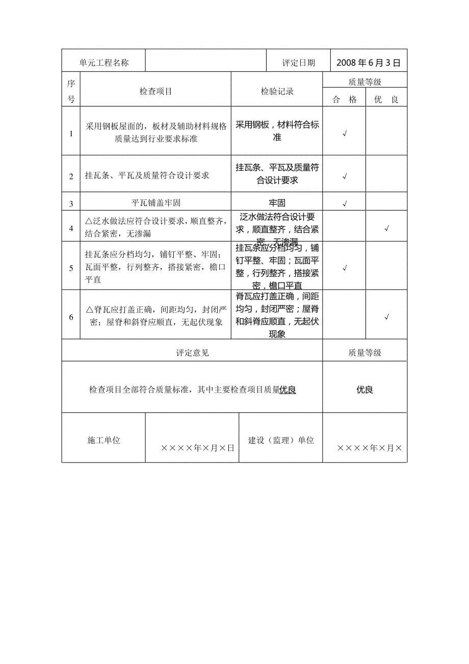 泵房单元工程质量评定表_第5页