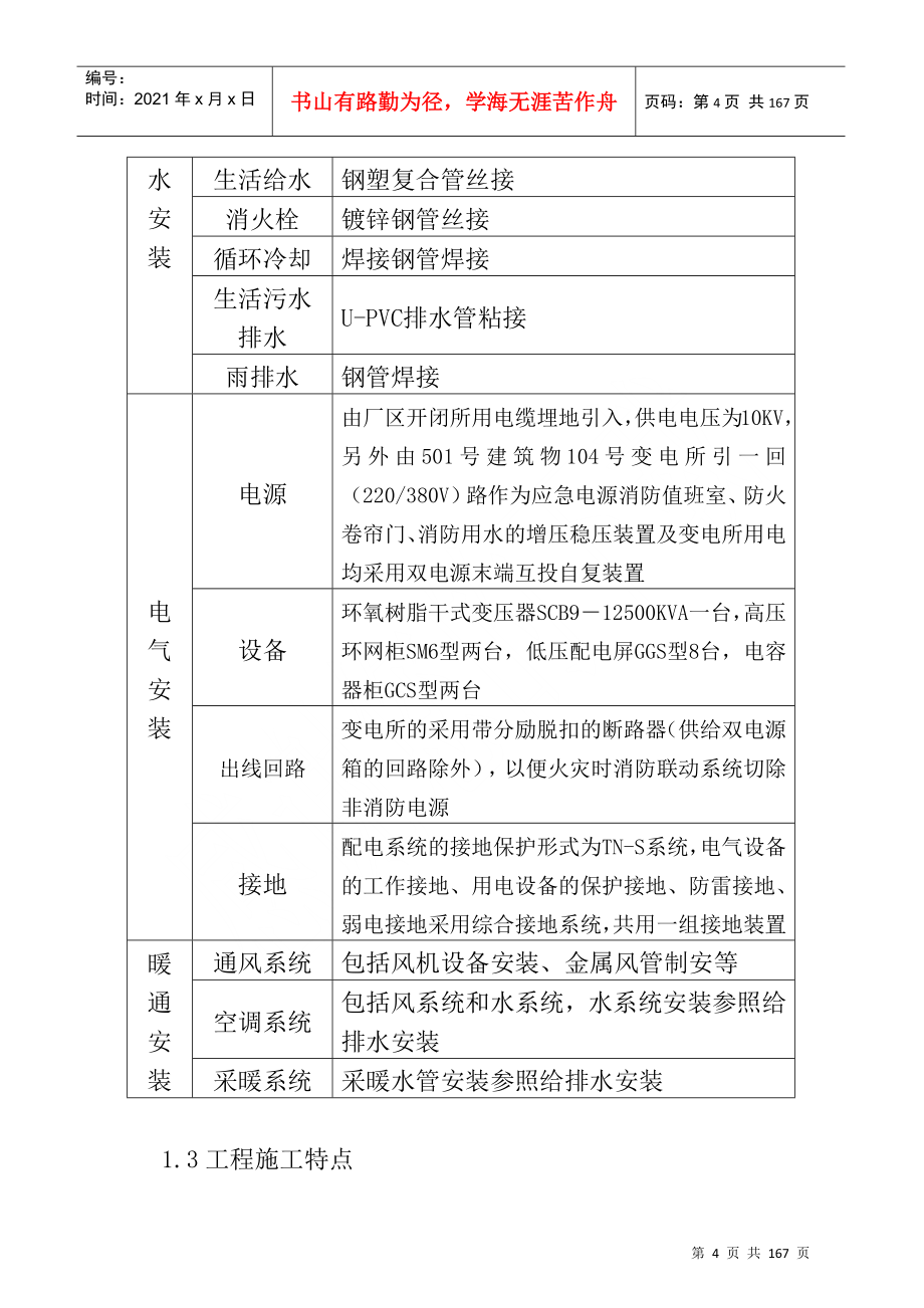中国航天建筑某厂房施工设计方案_第4页