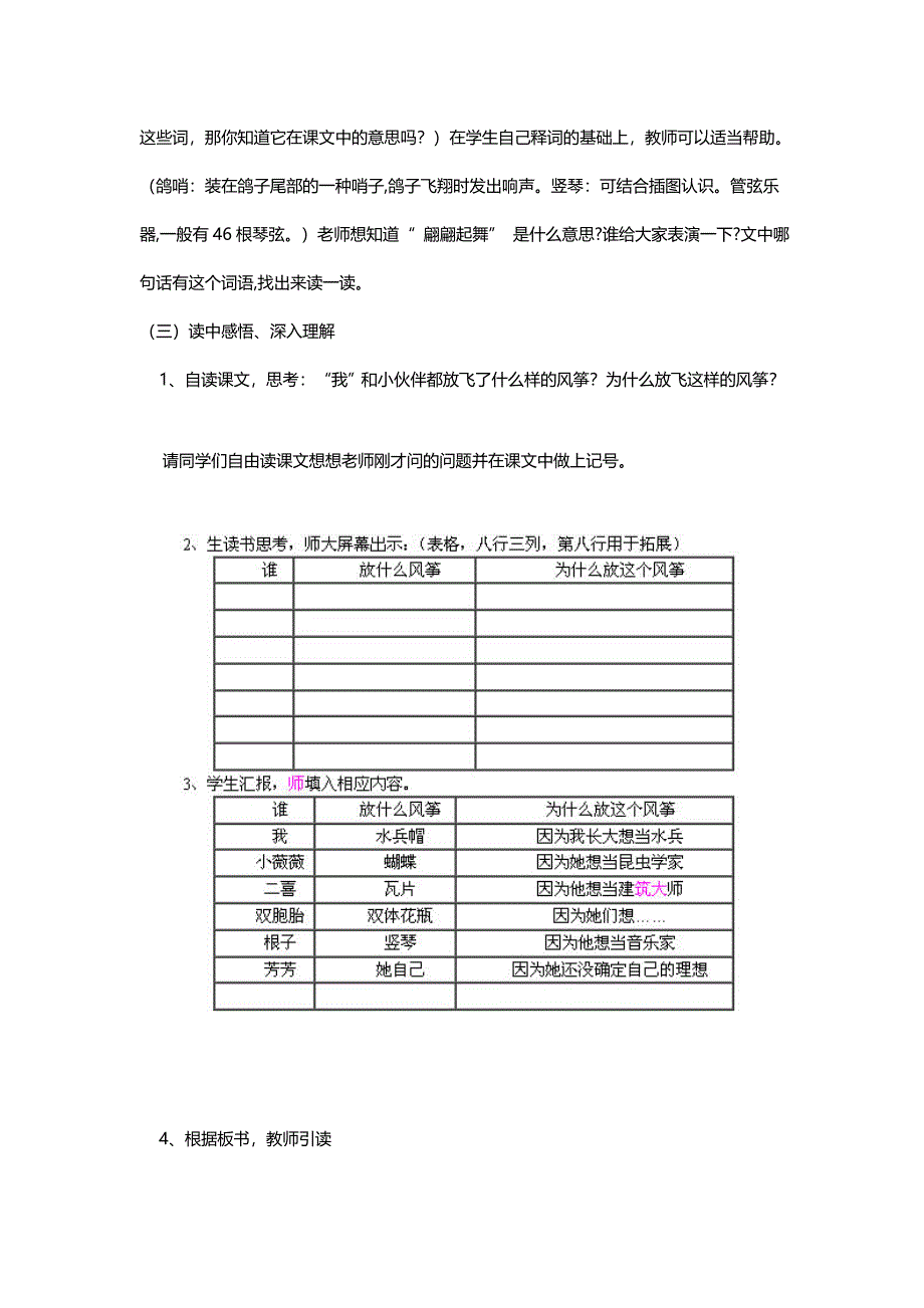 《理想的翅膀》教学设计[56].doc_第3页