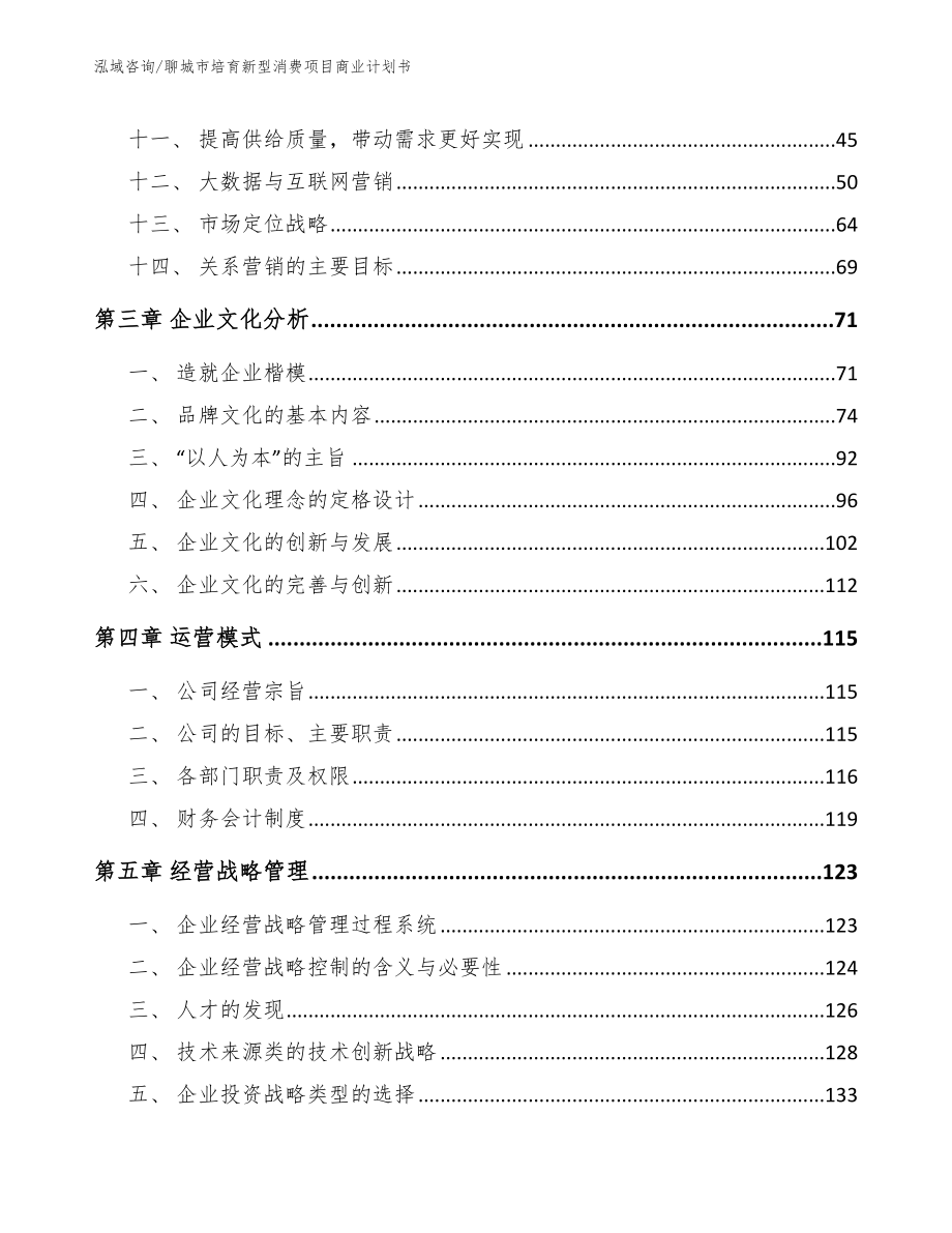 聊城市培育新型消费项目商业计划书【参考模板】_第3页