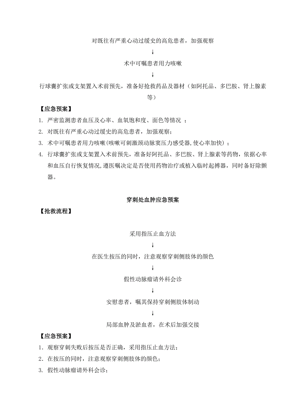 心血管疾病介入诊疗应急预案_第4页