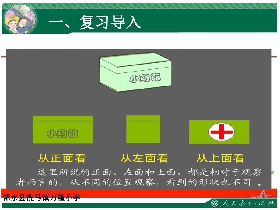 人教版小学四年级下册数学观察物体二_第3页