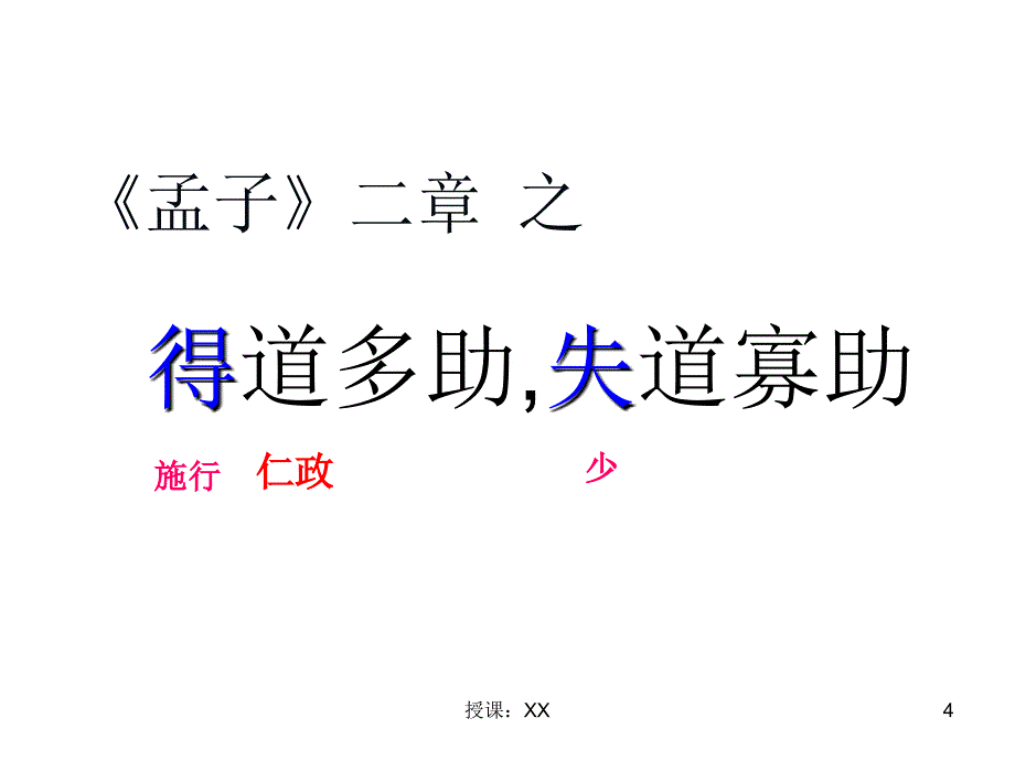 得道多助失道寡助优秀课堂PPT_第4页