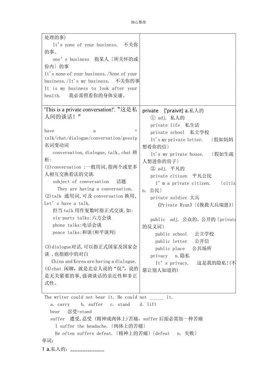 新概念第二册Lesson1 A private conversation详解_第5页