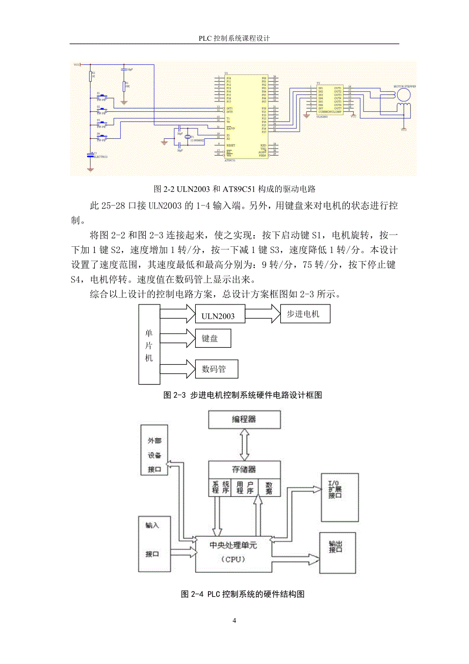 PLC控制系统课程设计步进电机PLC控制设计_第4页