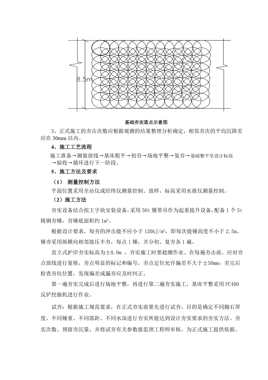 福建某炮台护岸工程基础强夯施工方案_第4页