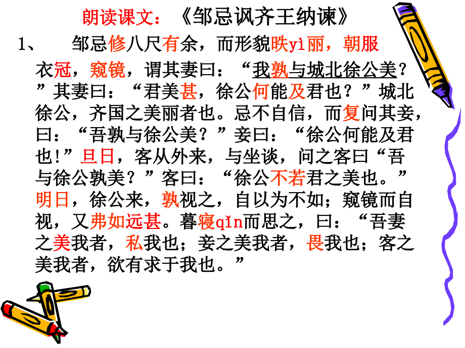 邹忌讽齐王纳谏第三课时_第2页