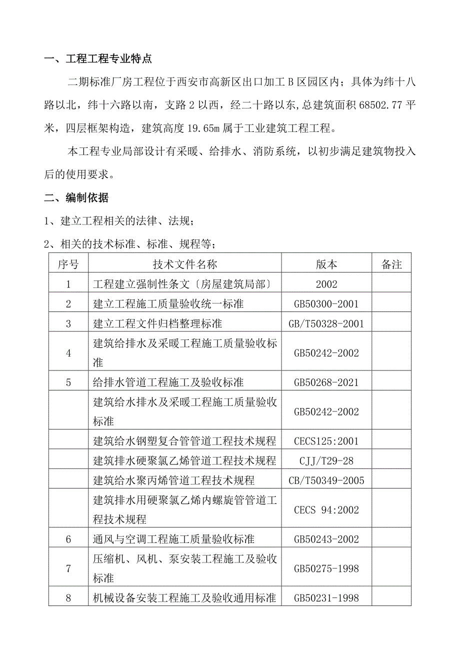 给排水、暖通、消防专业监理实施细则Word版.doc_第2页